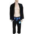 thumbnail image 3 of Woldorf USA Brazilian Jiu Jitsu Kimono Pearl Weave Gi Competition Uniform BlackBlue with Rip Stop Pants Size 3 A1 Pre-Shrunk, Ultra Light Weight Uniforms, 3 of 4