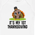 thumbnail image 4 of Inktastic First Thanksgiving Pilgrim Turkey Boys or Girls Baby Bodysuit, 4 of 5