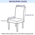 thumbnail image 2 of Dining Chair Covers, Velvet Chair Slipcover Stretch Chair Protector Chair Covers for Dining Room Chair Seat Covers Machine Washable for Living Room Bedroom-Light Blue-Set of 4, 2 of 8