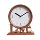 thumbnail image 5 of Reloj de mesa con carta de amor romántica, tamaño 18,5 x 6 x 20,6 cm, fácil de leer, elegante Marrón, 5 of 9