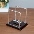 thumbnail image 1 of Qixi Small Clic Balance Touch Newton Pendulum Silver Clearance Sale!, 1 of 9