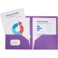 thumbnail image 2 of shiyou-6 Pack Multicolor Plastic Two Pocket Folders, Plastic Folders with 2 Pockets and Business Card Slot, 2 Pocket Plastic folders for School, Home, and Work, 6 Pack Plastic folders, 2 of 4
