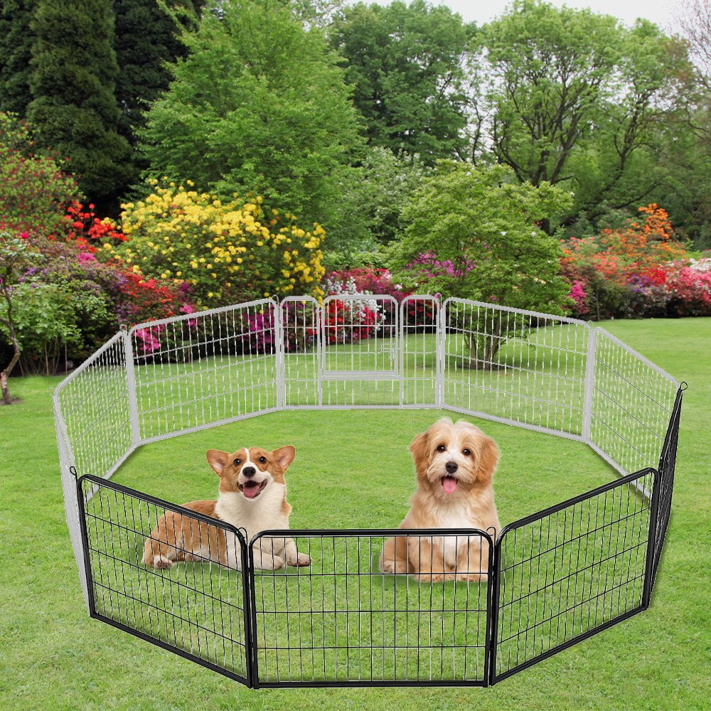 Dog Pen Panels Panels 24 Inch Height Dog Fence Dog Playpen for - Main Image