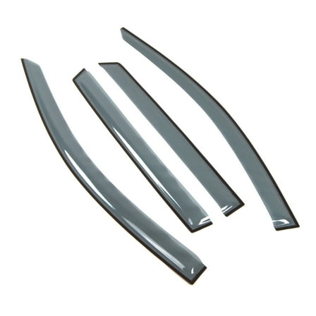 Tuningpros LWD2-794 Outside Mount Window Visor Deflector Rain Guard Light Grey 4 Pcs Set For 2015-2016 Ford Edge