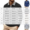 thumbnail image 5 of Men's Waffle Knit Long Sleeve Golf Shirt Contrast Collared T-Shirts Lightweight Breathable Stretch Performance Quick Dry Business Casual Tops with Chest Pocket, 5 of 10