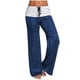 thumbnail image 1 of Leggings cálidos Herrnalise para mujer, pantalones deportivos de invierno de retazos para yoga, de secado rápido, para exteriores, informales, de pierna ancha, regalos para mujer, 1 of 4