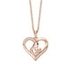 thumbnail image 2 of Collar para mujer, joyería para mujer, joyería para mujer y niño, collar con colgante de corazón, regalos de joyería para abuela, mamá, colgante de corazón, 2 of 5