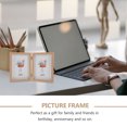 thumbnail image 4 of EeaseCA 6x8 Inch Fashion Simple Wooden Picture Frame Double Photo Frame (Yellow Wood Color), 4 of 9