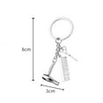 thumbnail image 7 of SPRING PARK 3 in 1 Fashion Hairdresser Hair Dryer Scissor Comb Charm Pendant Keychain, 7 of 7