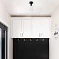 thumbnail image 2 of Designers Fountain Norro 5.5 inch 1-Light Matte Black Modern Flush Mount Ceiling Light, D290M-5FM-MB, 2 of 8