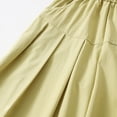 thumbnail image 5 of TOWED22 Girls Straight Wide Leg Track Pants Elastic Waist Casual Baggy Athletic Pants Loose Jogger Sweatpants(Yellow,13-14 Y), 5 of 9