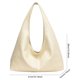 thumbnail image 4 of Bolso Hombro PU para Mujer Mano Vintage Axila () Blanco, 4 of 4