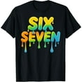 thumbnail image 2 of 100% Cotton 6 7 Six Seven Meme T-Shirt, 2 of 5