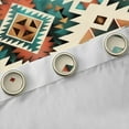 thumbnail image 4 of Homewish Triangle Aztec Child Black Out Curtains, Vintage Western Bohemian Curtains Pack of 2 (42x63 Each), Rustic Theme Bedroom Curtains, Curtains Blackout Decor, 4 of 6