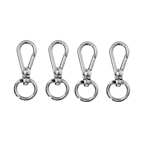 Broche de Langosta Sunnimix 4 Piezas Gancho giratorio plata