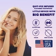 thumbnail image 3 of QuitPix to Help Quit Smoking Extra Thick Boosting Flavored Toothpicks - Oral Fixation - Nicotine Free Toothpicks - Kosher Flavors Variety Pack 40 Count (Pack of 3), 3 of 6