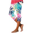 thumbnail image 2 of EchfiProm Jogger Capris for Women Multicolor Yoga Gym Slim-Leg Athleisure Joggers XL, 2 of 5