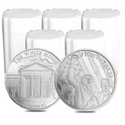 ELEMETAL MINT Lot of 100 - 1 oz President Fight Silver Round .999 Fine