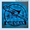 thumbnail image 4 of Handmadetneonsign Trombone Metal Sign, Trombone Metal Wall Art, Music Metal Home Wall Decor 037520, 4 of 5
