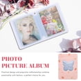 thumbnail image 4 of VERDANVERSE Photo Card Album Mini Photo Book Pink PVC Water-resistant For Couples 1Pack, 4 of 5