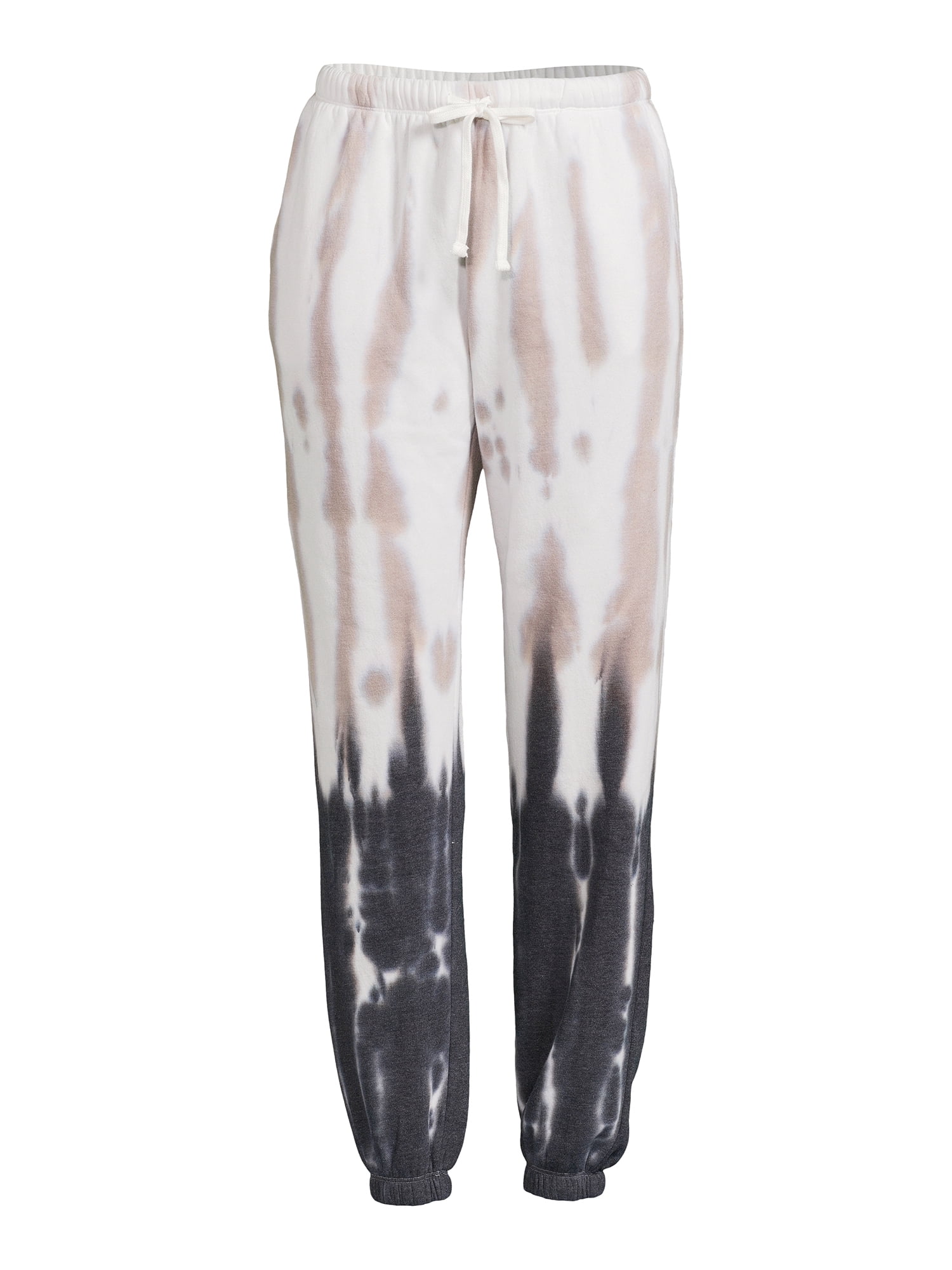 Bohemian Rose Women's Vertical Tie Dye Fleece Pants