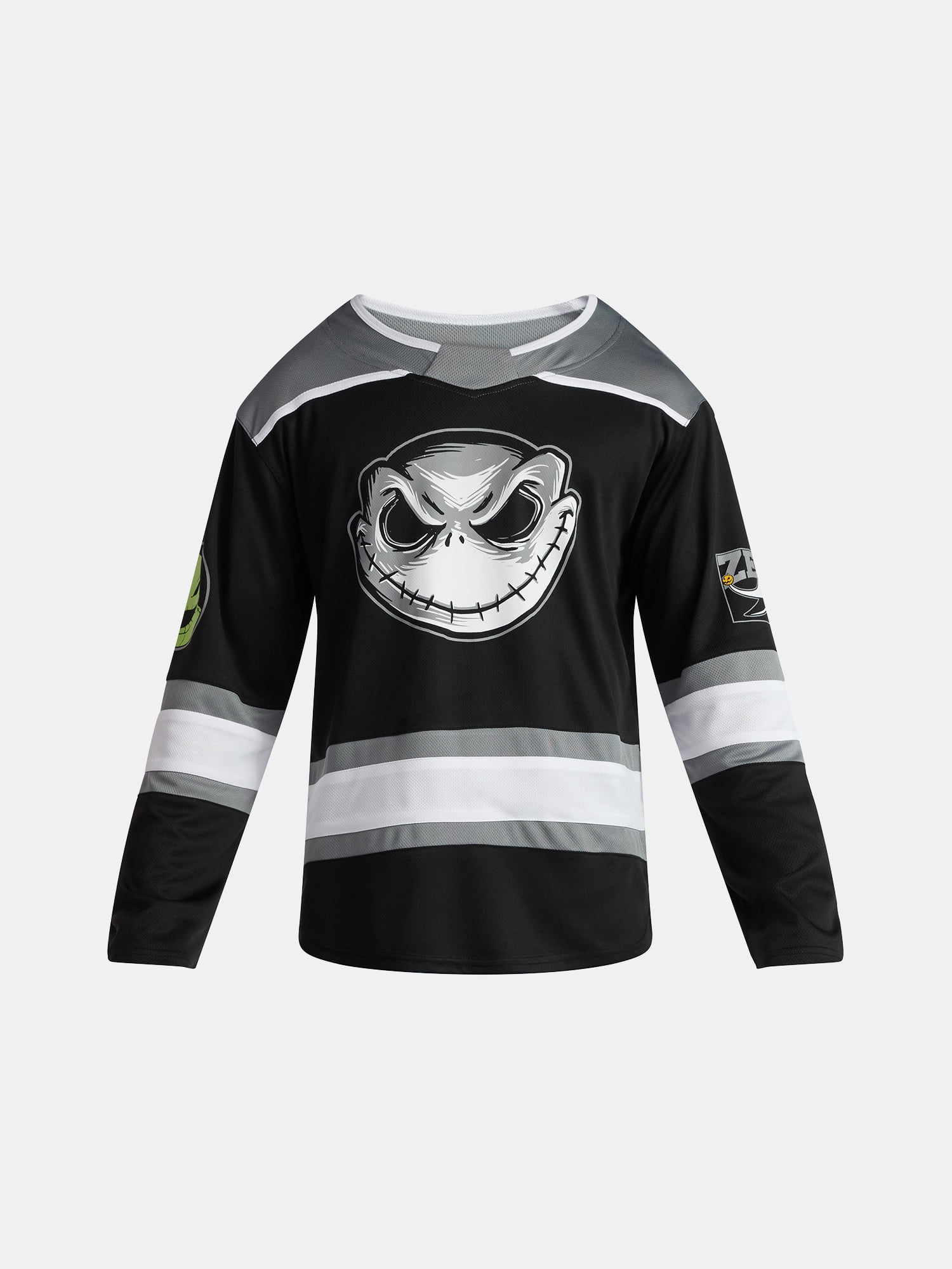 Disney's The Nightmare Before Christmas Men's & Big Men's Jack Skellington Hockey Jersey, Sizes XS-3XL