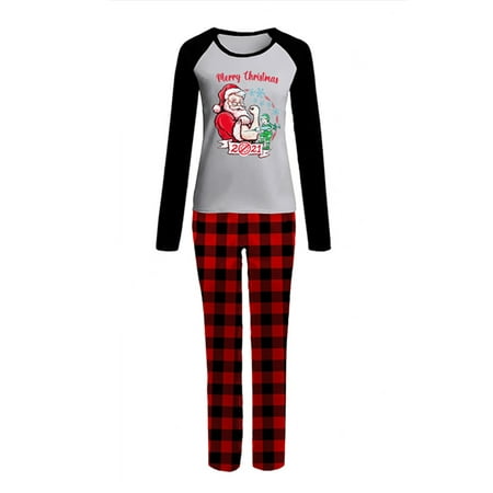 

Gupgi Family Christmas Pajamas Sets Long Sleeve Parent-Child Sleepwear
