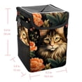 thumbnail image 5 of Cat Foldable Car Garbage Can with Lid, Leak-Proof Mini Trash Can, Hanging Storage Bag for Car, 5 of 6