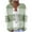 Green, variant on ZQUUVOU Women's Shirts Crew Neck Printed Knitted Cardigan Button Coat (Green,2XL)