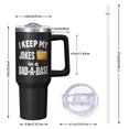 thumbnail image 2 of OBREWU I Keep My Jokes in a Dad-A-Base Tumbler with Handle and Lid,40oz I Keep My Jokes in a Dad-A-Base Double Wall Vacuum Insulated Tumbler, 2 of 7