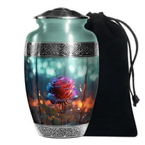 KARYLIZ Rose Cremation Large Urn For Adult Ashes Woman & Man Funeral Urns For Human 10 Inch