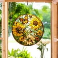 thumbnail image 2 of Hanging Wreath, Colorful Circular Wall Decoration, Window Decoration, Festival Decorations, 16 * 16* 0.4cm, 2 of 4