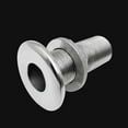 thumbnail image 3 of BIBABLYKE Boat Marine Drain Vent Yacht Water Outlet Port Bilge Drain Vent 316 Stainless Thru-Hull Fitting 1 3/4 3/8 1/2Inch, 3 of 7