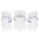 thumbnail image 1 of 3 bebederos para loros, jaulas, comederos, vasos de agua, cuencos para pájaros, accesorios para colibríes, plástico blanco., 1 of 6