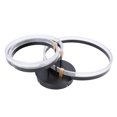thumbnail image 1 of Modern Ceiling Light Fixture Flush Mount, Bright LED Lamp Oxidation Resistant 3 Rings Hanging Modern Ceiling Light Fixture  for Living Room, 1 of 7
