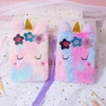 thumbnail image 3 of Kid Plush Licorne Shoulder Bag Mini Square Phone Crossbody Bag (Multicolor), 3 of 6