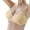 Beige, variant on Women's Comfortable Large Thin Sagging Side Beauty Back Shining No Steel Ring Wrapping Bra Scrappy Bra