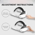 thumbnail image 3 of Head Strap with 8000mAh Battery for Meta Quest 3S, Extend Playtime 18W Fast Charging VR Power, Adjustable Elite Strap Replacement Accessories for Oculus/Meta Quest 3S, 3 of 6