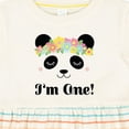 thumbnail image 4 of Inktastic First Birthday Panda 1 Year Old Girl Girls Baby Dress, 4 of 5