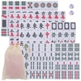 thumbnail image 1 of 1 Set of Mini Mahjong Set Travel Tiny Mahjong Set Portable Mahjong Tiles Kit Funny Mahjong Set, 1 of 7