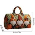thumbnail image 3 of Cute Quilted Dwarf Pumpkin Embroidered Travel Duffel Bag Lightweight Stylish Carry On Tote Spacious Gym Weekender Handbag for Women Multifunctional Organizer for Daily Travel and Fitness Use 16 Inch, 3 of 6
