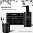 thumbnail image 5 of Bathroom Accessories Set 5 Pcs, Matte Black Bathroom Accessory Set, Glass Soap Dispenser And Toothbrush Holder Set, Qtip Holder And Cotton Ball Holder, 5 of 5