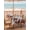 Brown, White, Cream, variant on Outdoor Tablecloth with Umbrella Hole & Zipper, Brown Palm Tree Rectangle Tablecloth 60x102 Inch, Summer Botancial Tropical Farmhouse Patio Table Cover Waterproof Table Cloth for Picnic/Party