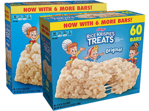 Kellogg's Rice Krispies New 120ct Treats Bars - Walmart.com