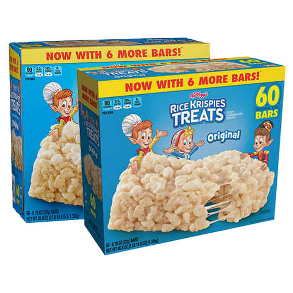 Kellogg's Rice Krispies New 120ct Treats Bars - Walmart.com - Walmart.com