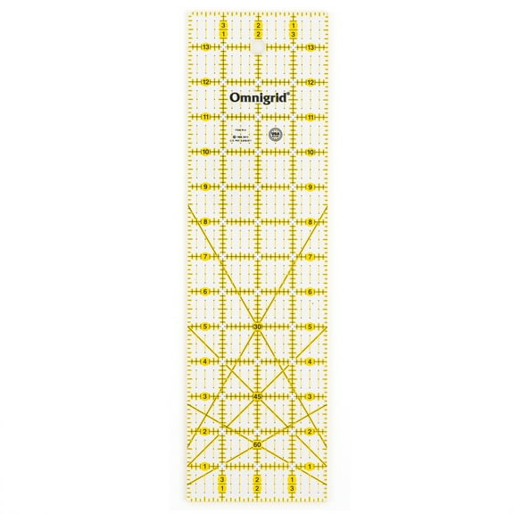 Omnigrid 4" x 14" Ruler, Rectangle Quilter's Ruler