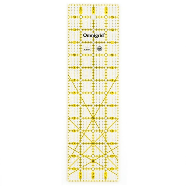 Omnigrid 4" x 14" Ruler, Rectangle Quilter's Ruler
