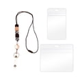thumbnail image 4 of Cute Retractable Lanyards with 2 Card Holders ID Holders for Women Girls Men, 4 of 9