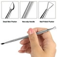 thumbnail image 4 of Manicure Tool,Professsional Stainless Steel Double Nail Manicure Kit Cuticle Remover Maximized Efficiency, 4 of 8