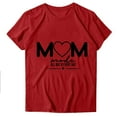 thumbnail image 1 of Blusas de Manga Corta para las Mujeres Divertido Impreso Cuello Redondo Tee, Vintage Humor Gráfico Blusas de Primavera para las Mujeres, 1 of 3